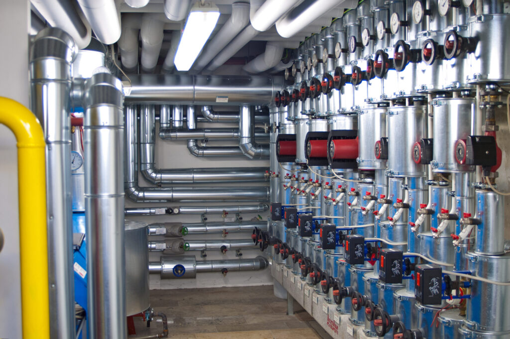 Монтаж отопления промышленного объекта