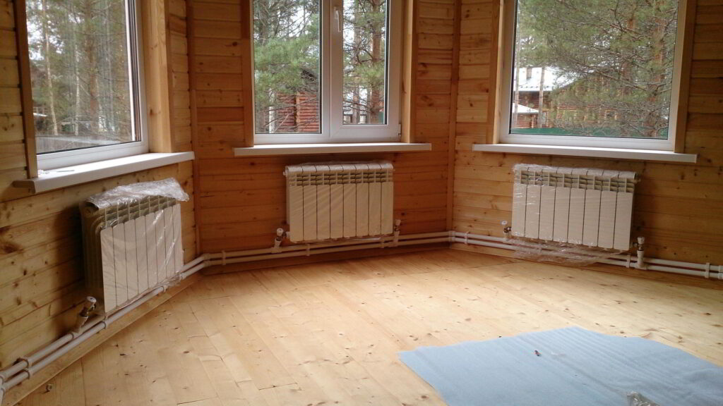 Монтаж отопления дачного дома